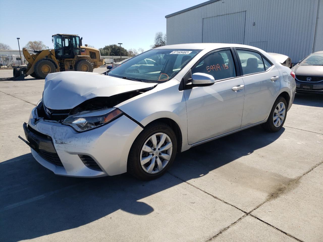 Photo 2 from auction – 2015 TOYOTA COROLLA L with VIN 2T1BURHEXFC256422