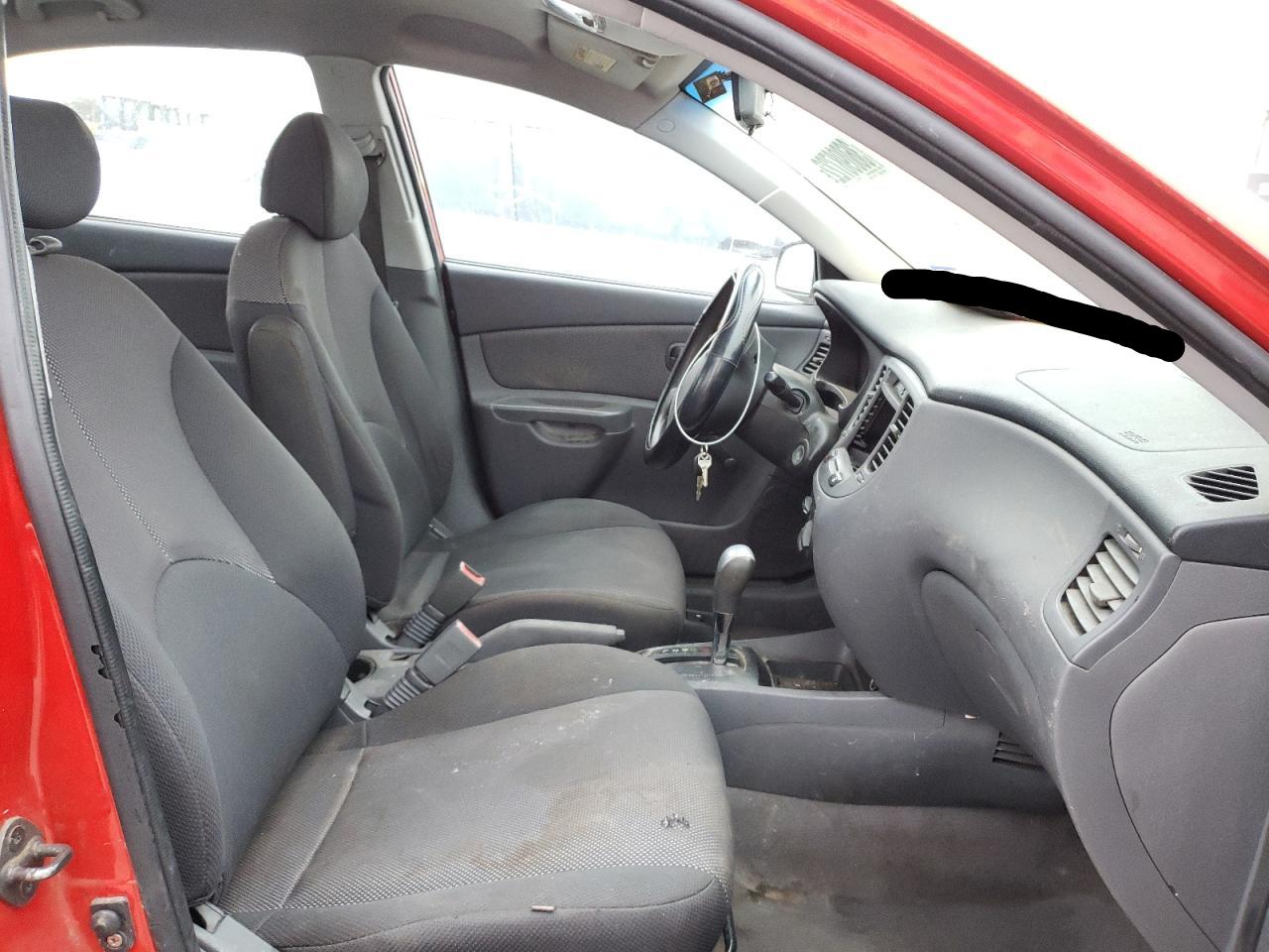 Photo 5 from auction – 2007 KIA RIO BASE with VIN KNADE123676218688