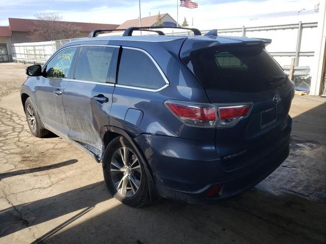 Photo 3 from auction – 2016 TOYOTA HIGHLANDER with VIN 5TDJKRFHXGS300975