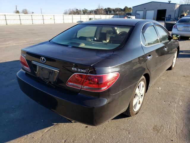 Photo 4 from auction – 2005 LEXUS ES 330 with VIN JTHBA30G655090252