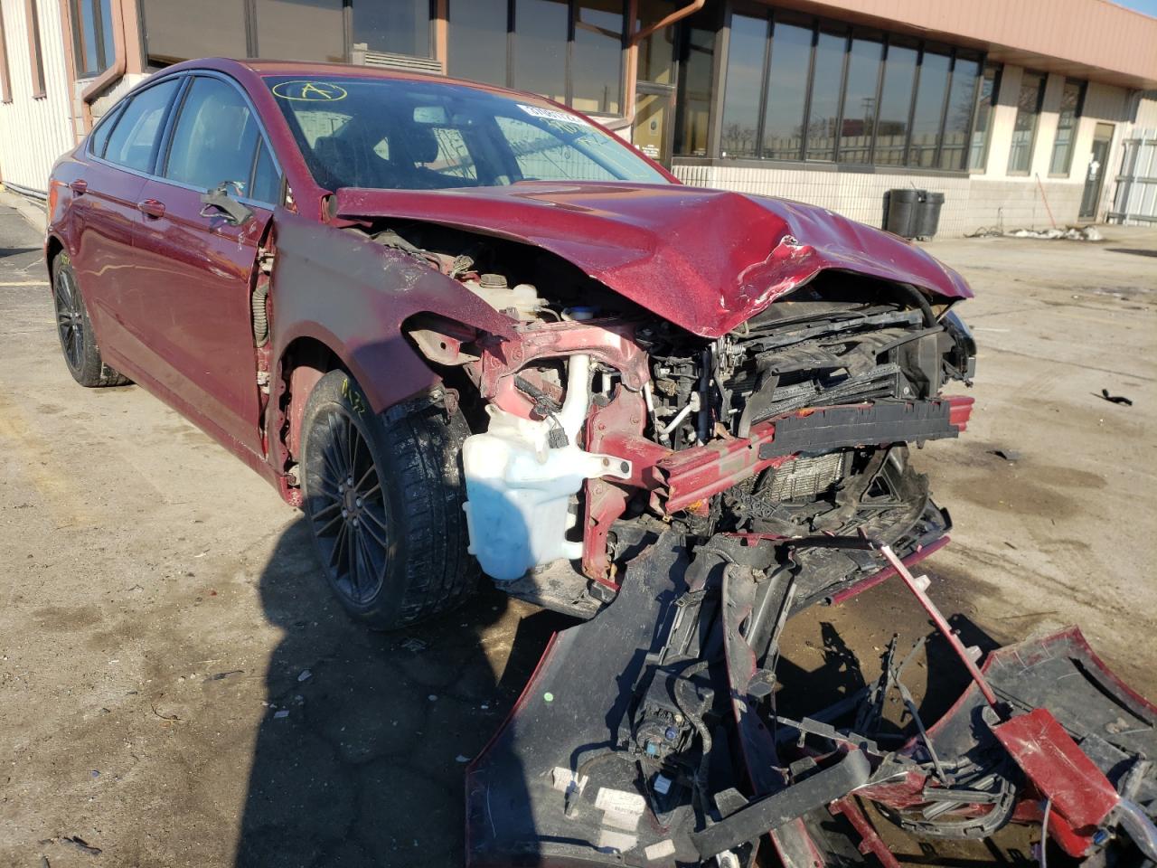 FORD FUSION SE 2014 with VIN 1FA6P0HD4E5385592 - Photo from auction
