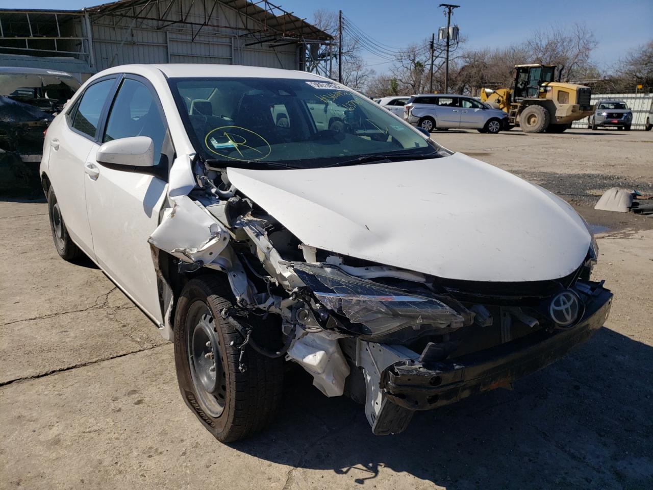 TOYOTA COROLLA L 2017 with VIN 5YFBURHE2HP637801 - Photo from auction