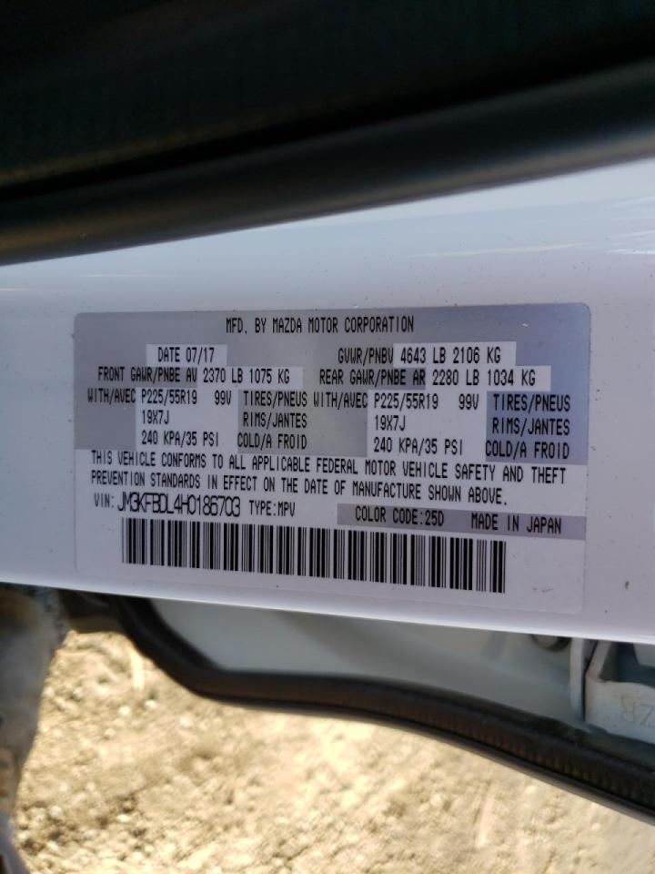 Photo 10 from auction – 2017 MAZDA CX-5 GRAND with VIN JM3KFBDL4H0186703