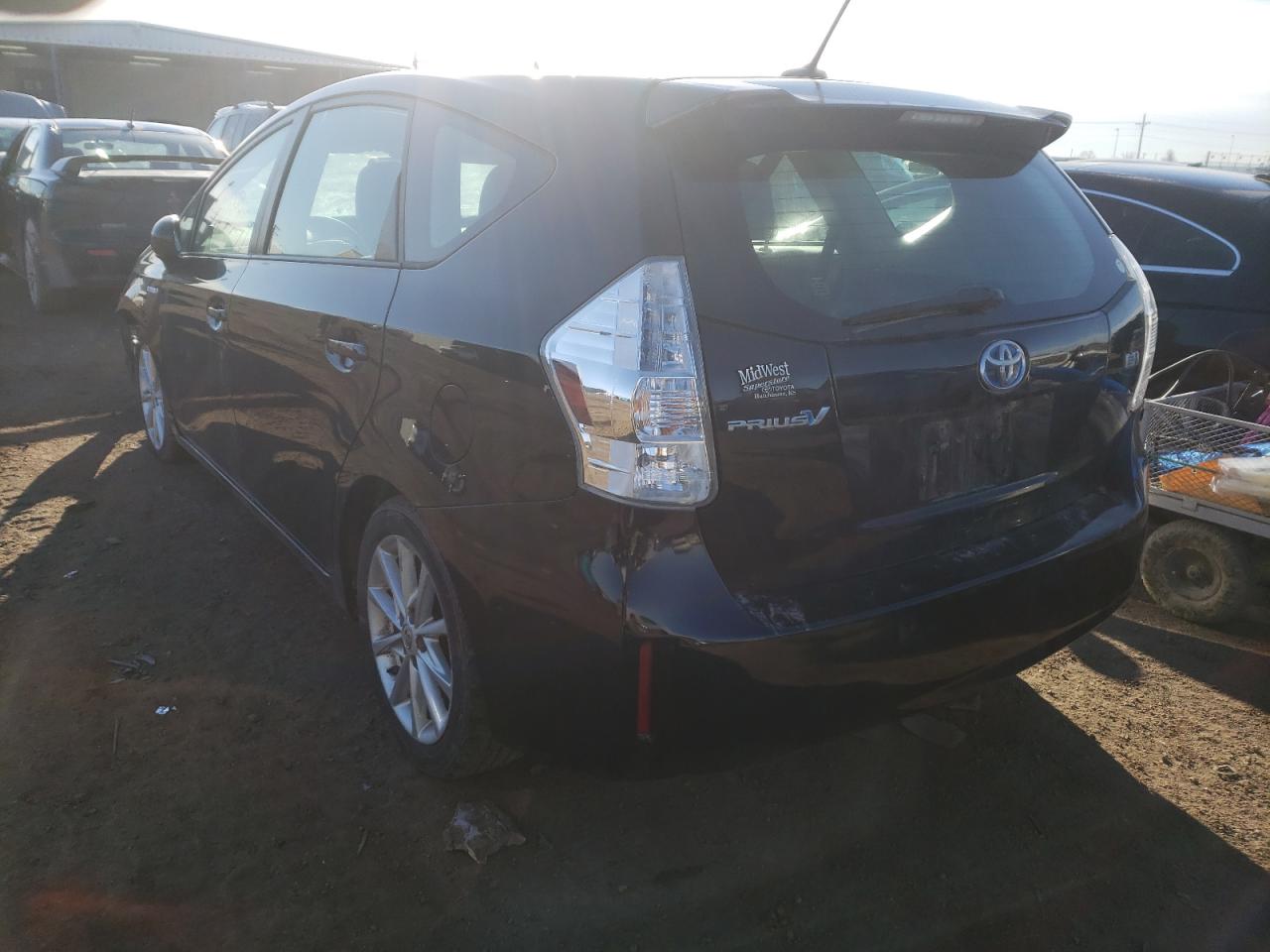 Photo 3 from auction – 2012 TOYOTA PRIUS V with VIN JTDZN3EU0C3019267