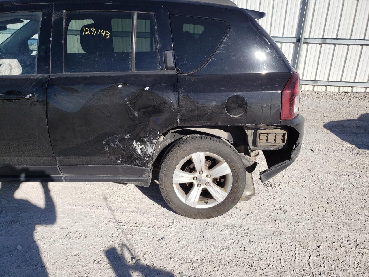 Photo 9 from auction – 2016 JEEP COMPASS SP with VIN 1C4NJDBB4GD549633