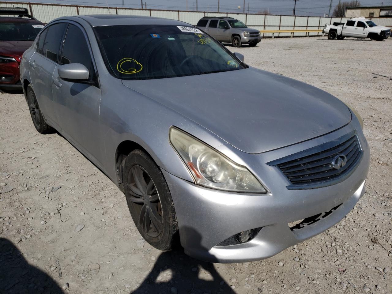 INFINITI G25 2011 with VIN JN1DV6AR3BM451327 - Photo from auction