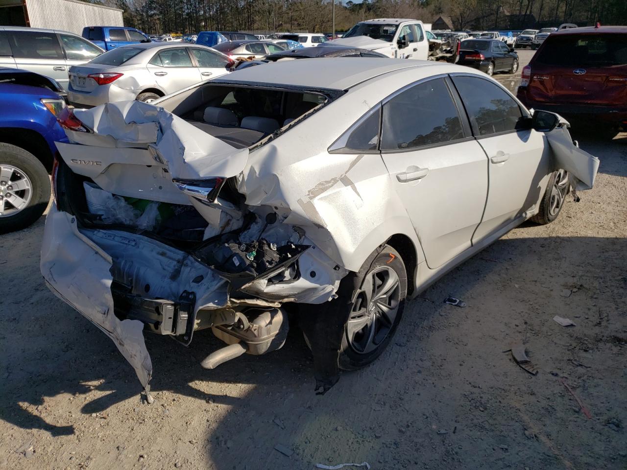 Photo 4 from auction – 2021 HONDA CIVIC LX with VIN 2HGFC2F68MH551823