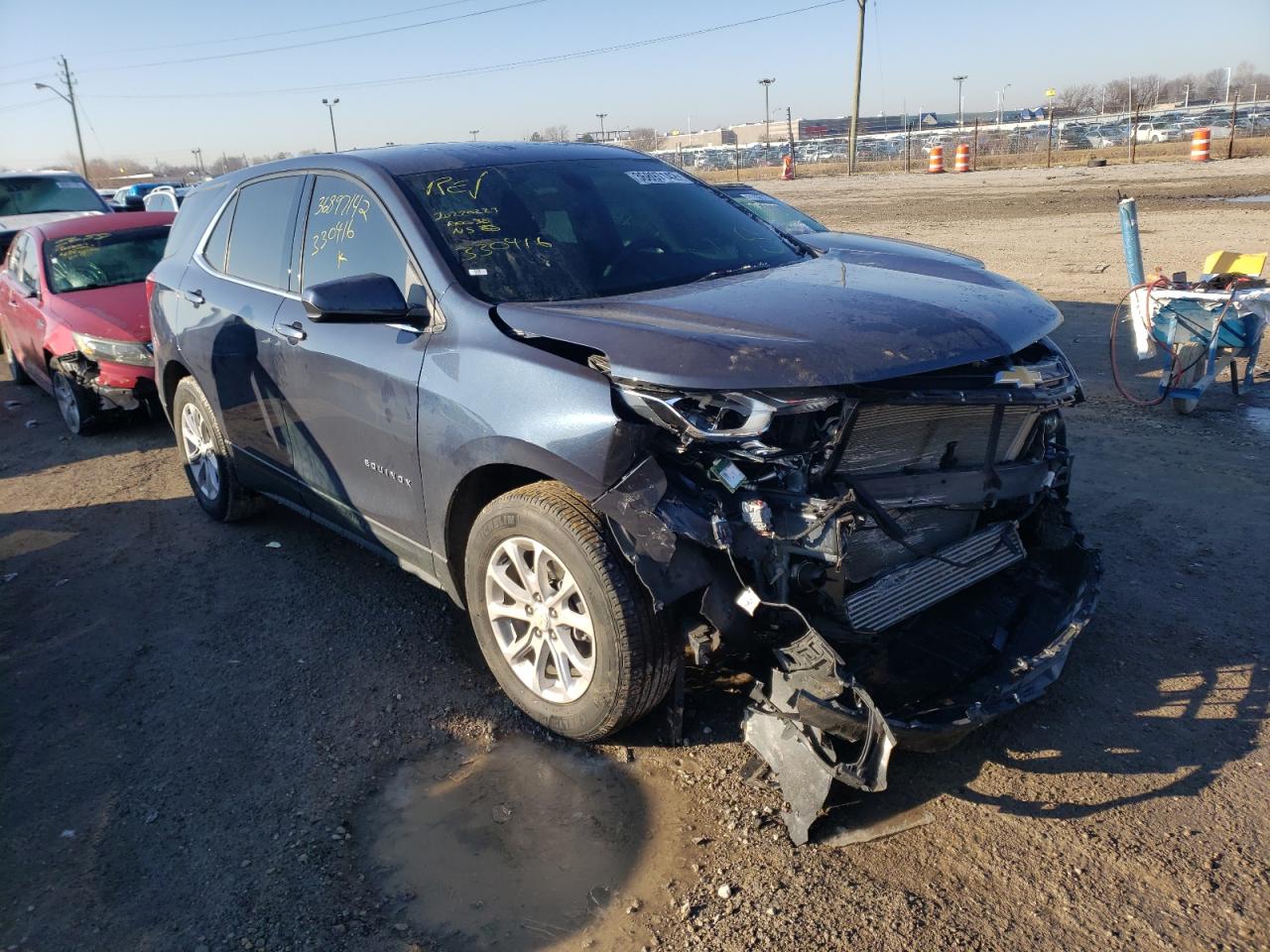 CHEVROLET EQUINOX LT 2018 with VIN 3GNAXJEV5JL330416 - Photo from auction