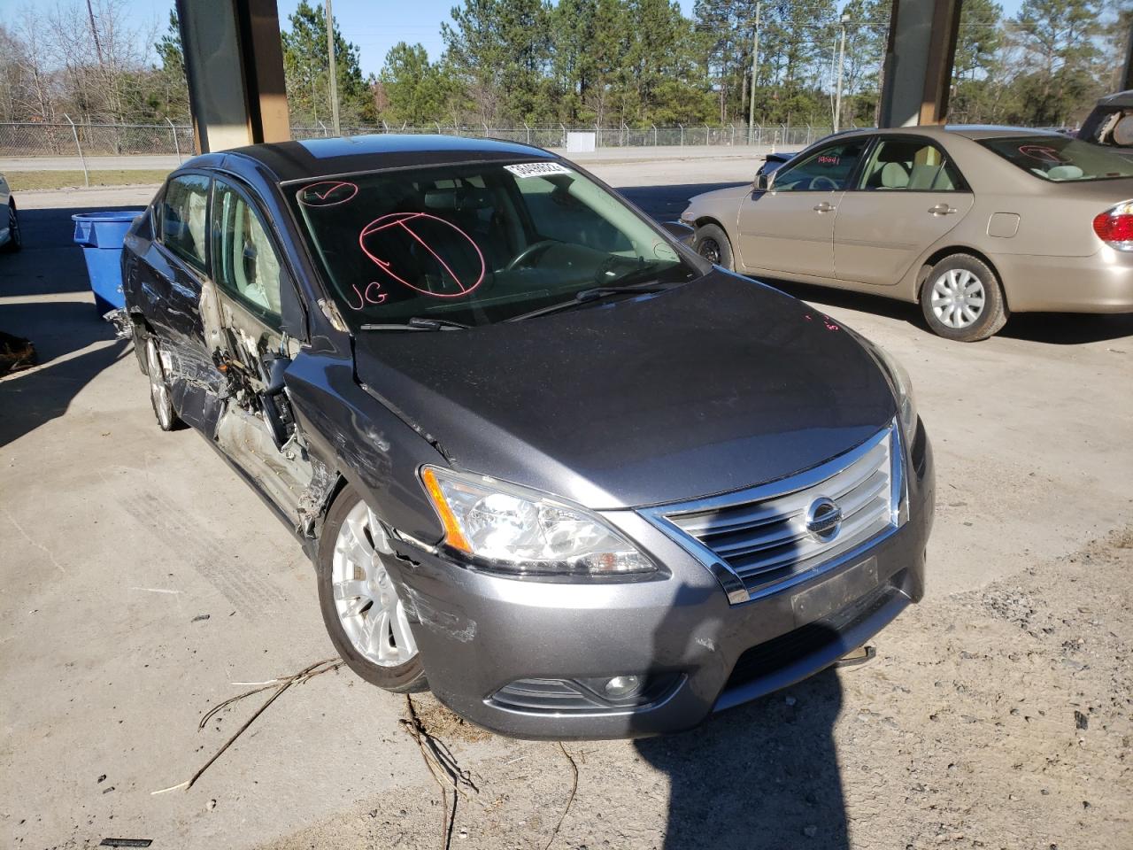 Photo 1 from auction – 2015 NISSAN SENTRA S with VIN 3N1AB7AP2FY333160