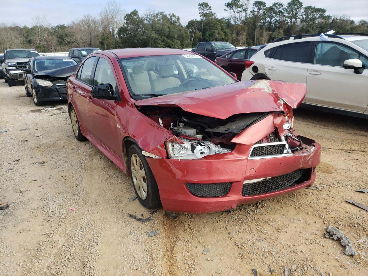 MITSUBISHI LANCER ES/ 2014 with VIN JA32U2FU0EU015504 - Photo from auction