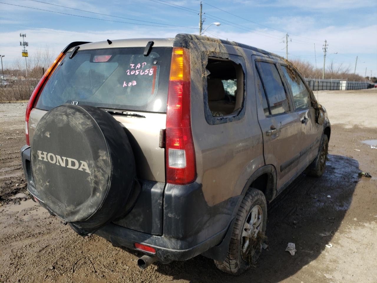 Photo 4 from auction – 2002 HONDA CR-V EX with VIN JHLRD78852C074565