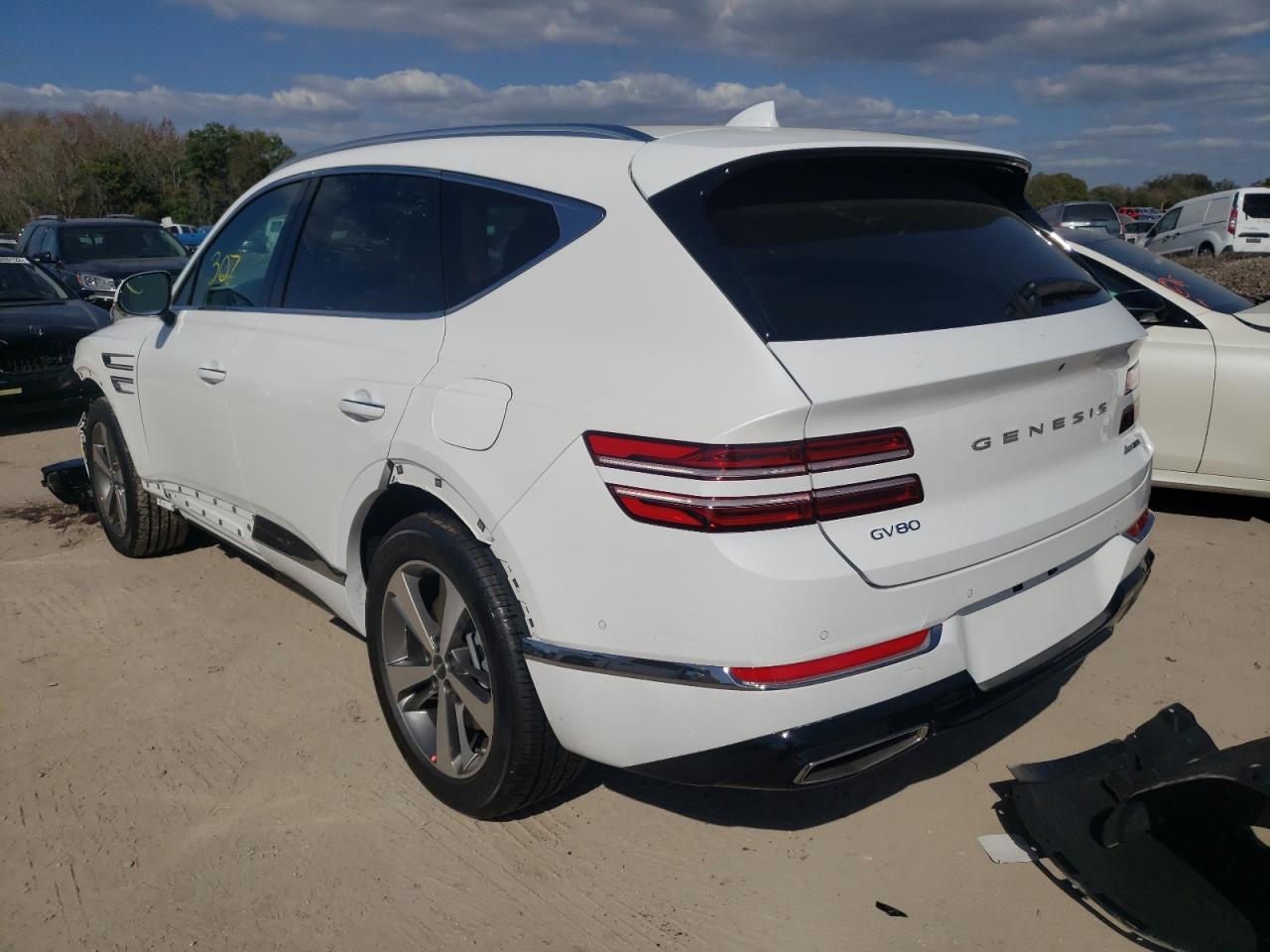 Photo 3 from auction – 2022 GENESIS GV80 BASE with VIN KMUHCESC2NU089114