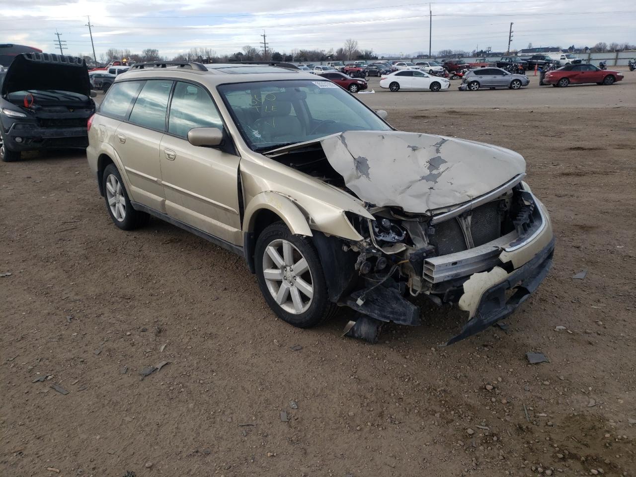 SUBARU OUTBACK 2. 2008 with VIN 4S4BP62CX87349230 - Photo from auction