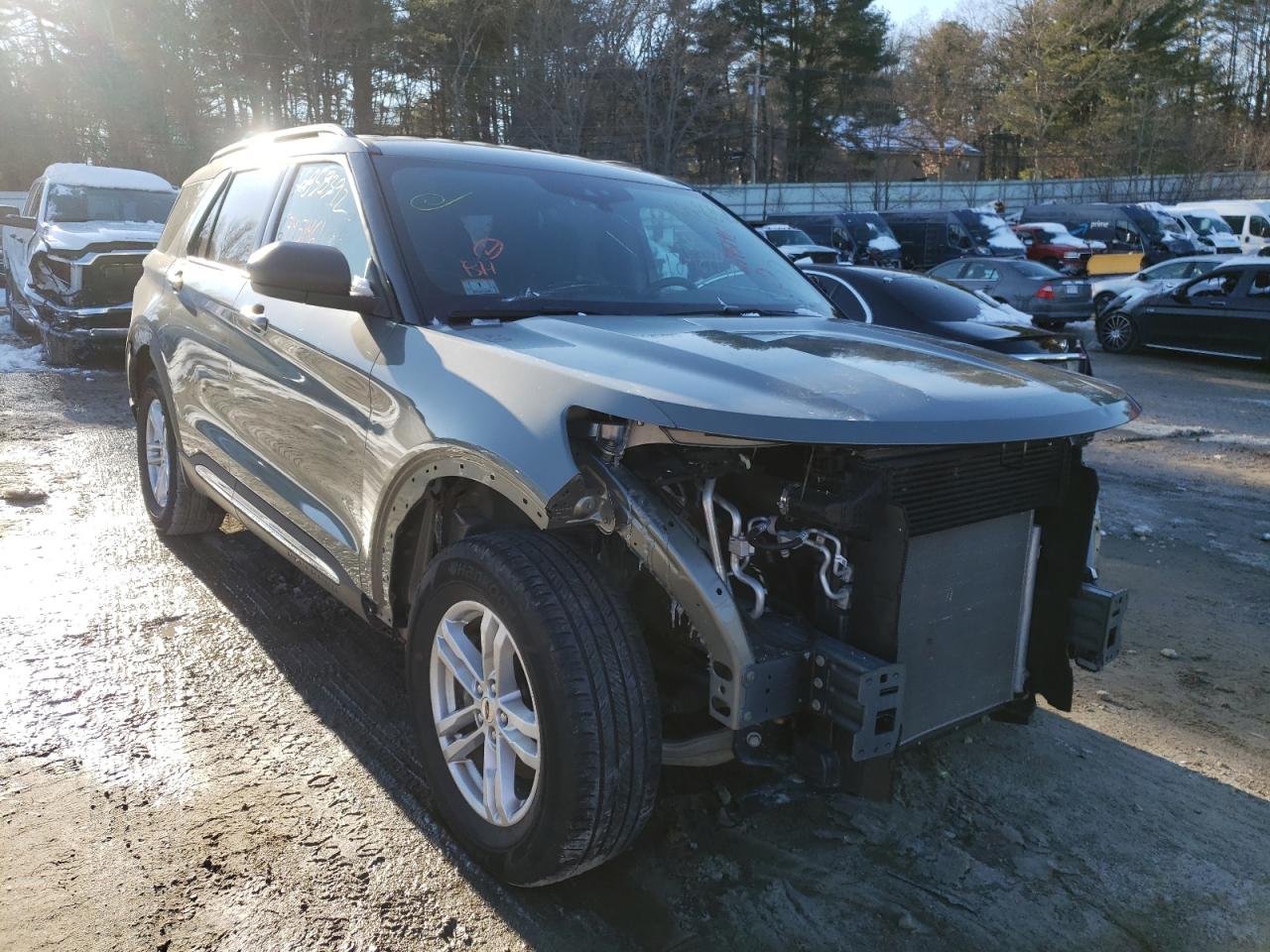 FORD EXPLORER X 2020 with VIN 1FMSK8DH5LGA74720 - Photo from auction