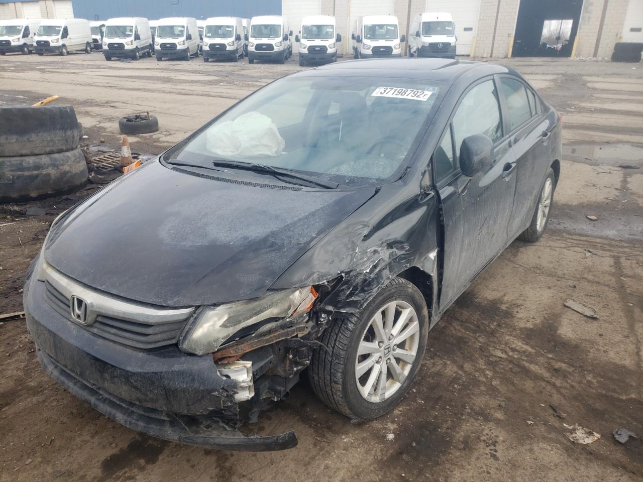 Photo 2 from auction – 2012 HONDA CIVIC EX with VIN 19XFB2F83CE035575