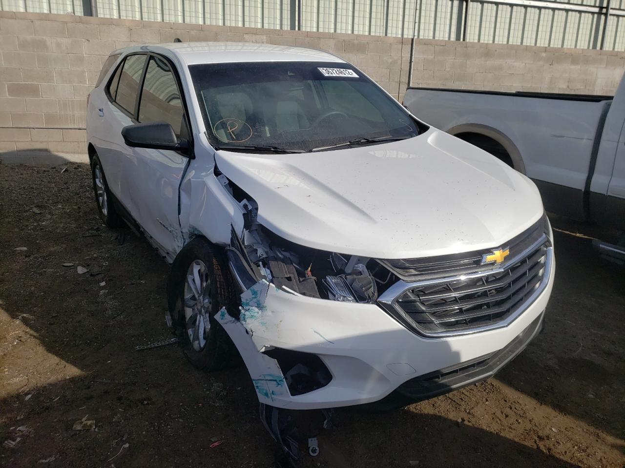 CHEVROLET EQUINOX LS 2021 with VIN 3GNAXSEV5MS175270 - Photo from auction