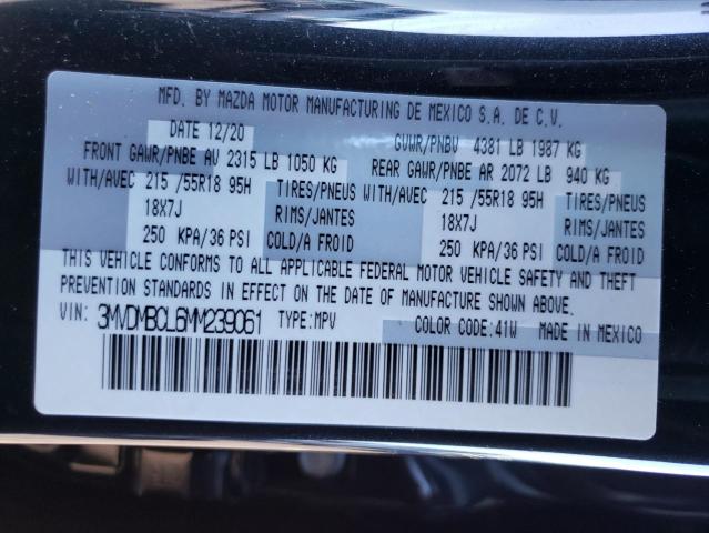 Photo 10 from auction – 2021 MAZDA CX-30 PREF with VIN 3MVDMBCL6MM239061
