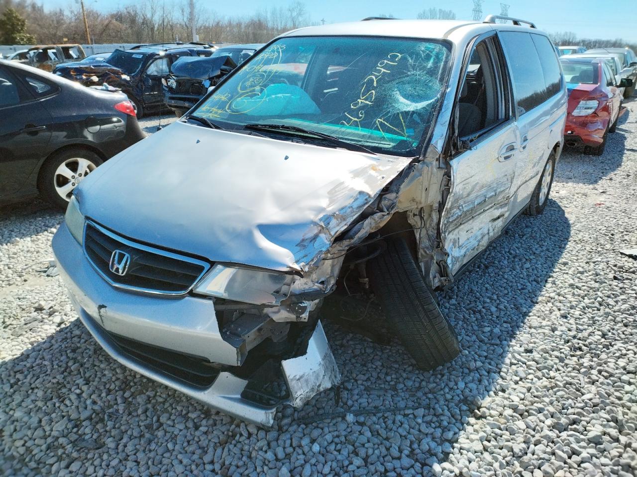 Photo 2 from auction – 2003 HONDA ODYSSEY EX with VIN 5FNRL18653B096744