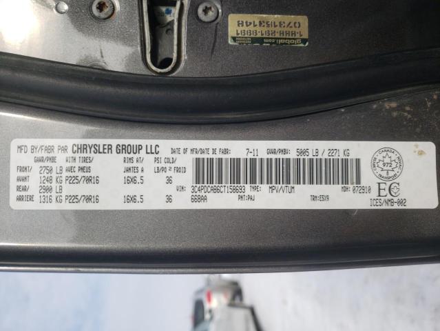 Photo 10 from auction – 2012 DODGE JOURNEY SE with VIN 3C4PDCAB6CT158693