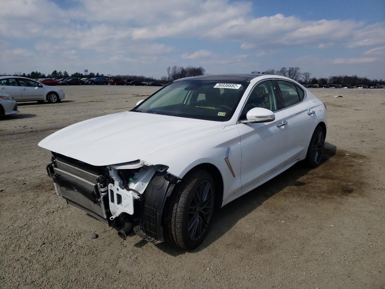 Photo 2 from auction – 2019 GENESIS G70 ELITE with VIN KMTG74LE0KU039953