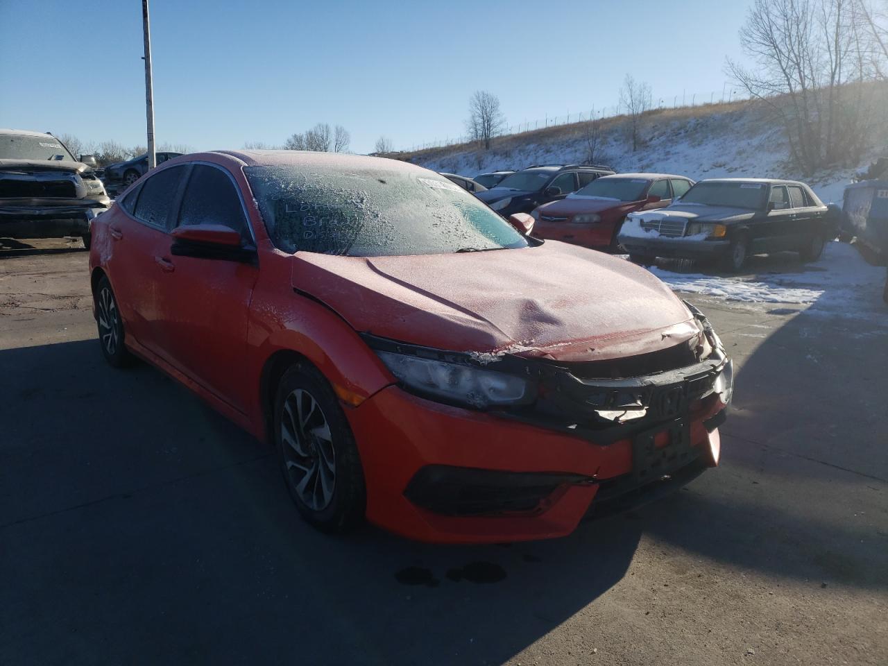 HONDA CIVIC EX 2017 with VIN 2HGFC2F73HH516993 - Photo from auction