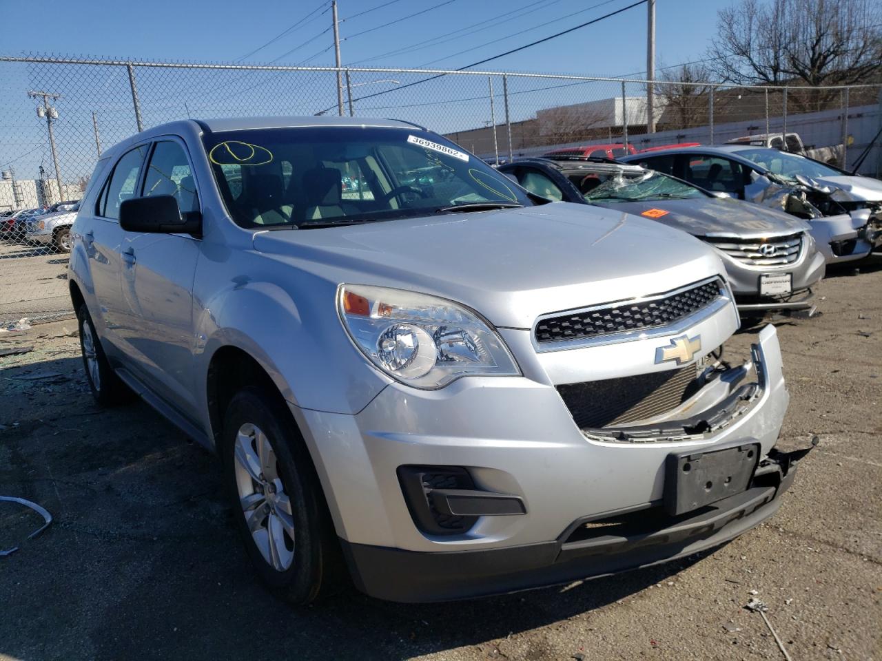 CHEVROLET EQUINOX LS 2010 with VIN 2CNALBEW7A6260940 - Photo from auction