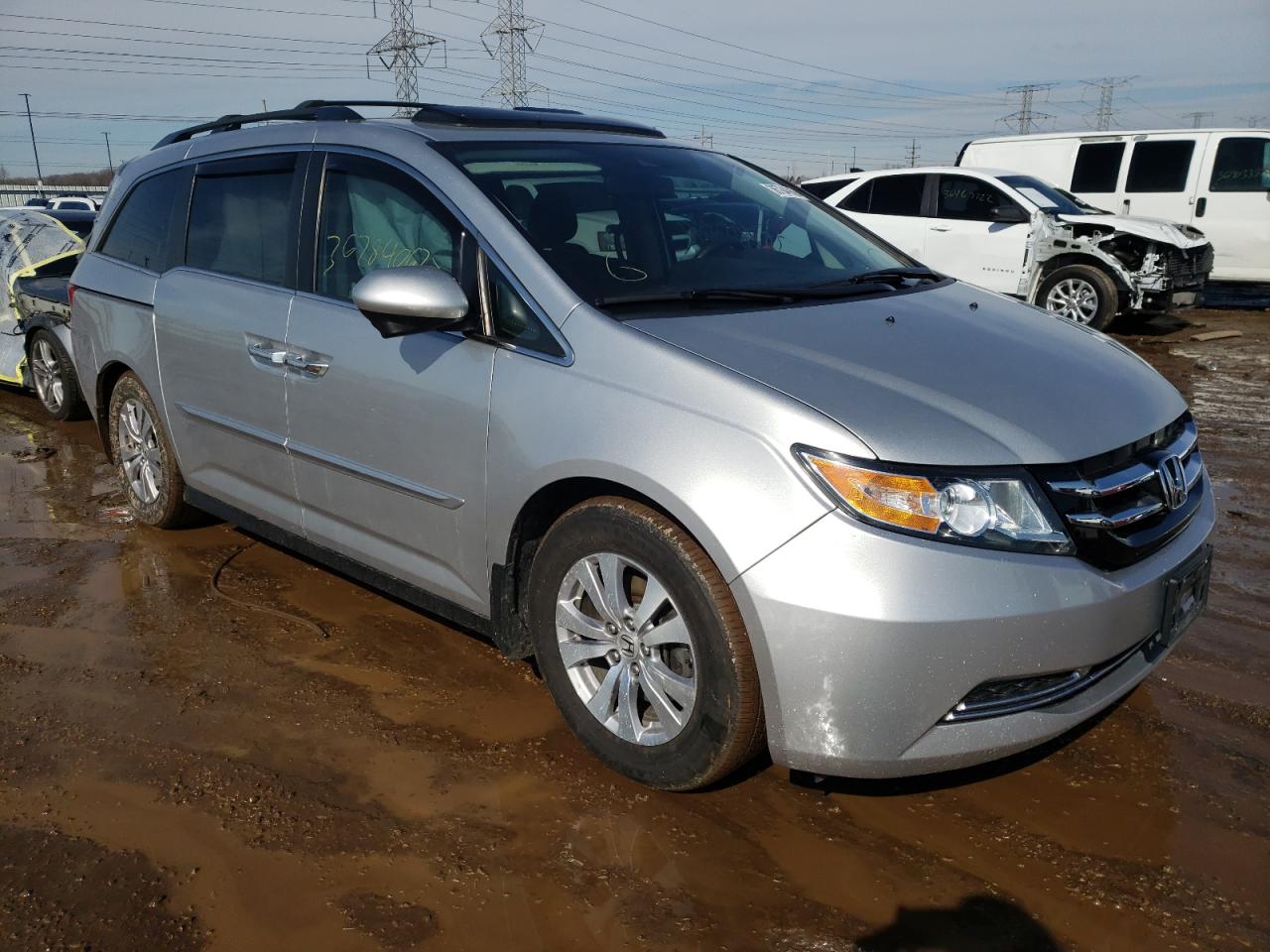 Photo 1 from auction – 2014 HONDA ODYSSEY EX with VIN 5FNRL5H62EB063890