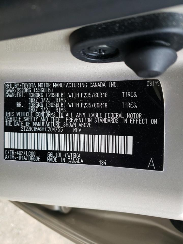 صورة رقم 10 من المزاد - 2015 LEXUS RX 350 مع VIN 2T2ZK1BA9FC204755