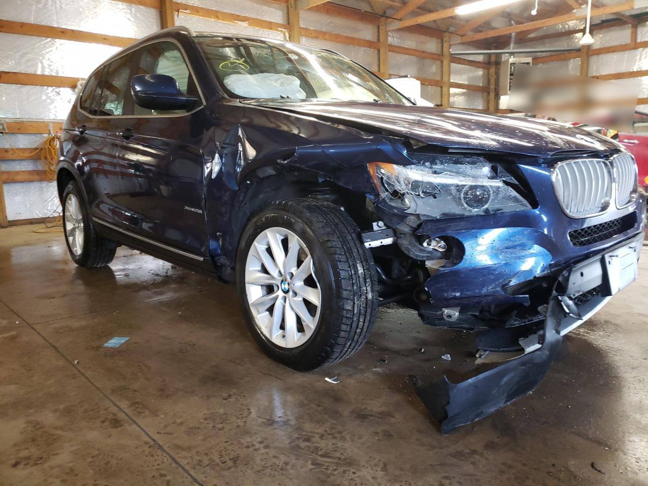 BMW X3 XDRIVE2 2012 with VIN 5UXWX5C55CL718509 - Photo from auction