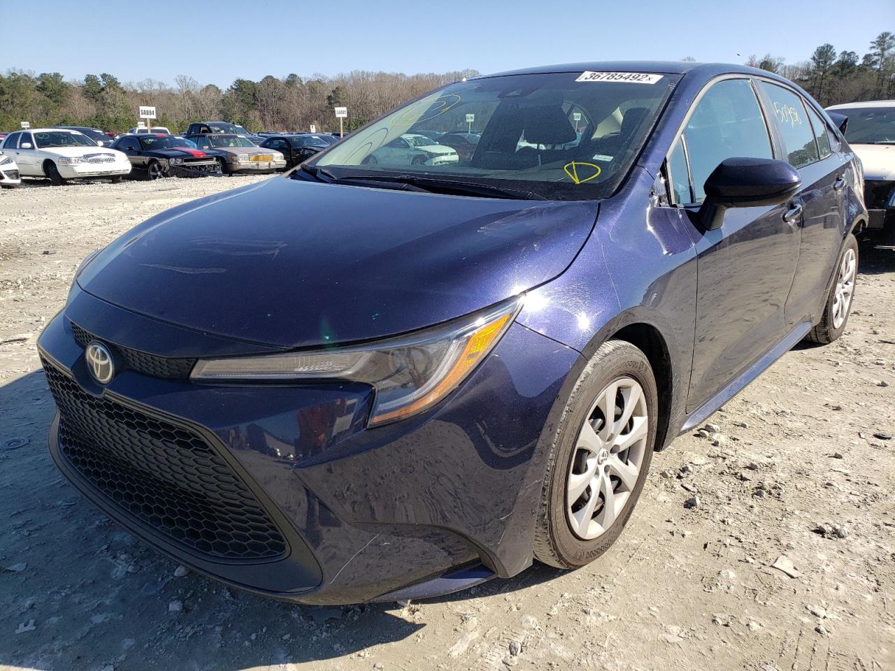 Photo 2 from auction – 2020 TOYOTA COROLLA LE with VIN 5YFEPRAE4LP095916