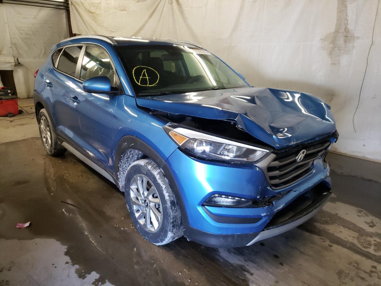 HYUNDAI TUCSON SEL 2018 with VIN KM8J3CA46JU627905 - Photo from auction