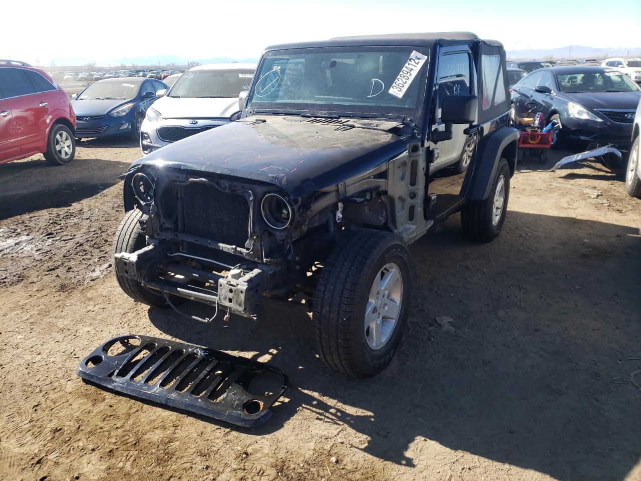 Photo 2 from auction – 2013 JEEP WRANGLER S with VIN 1C4AJWAG0DL688232