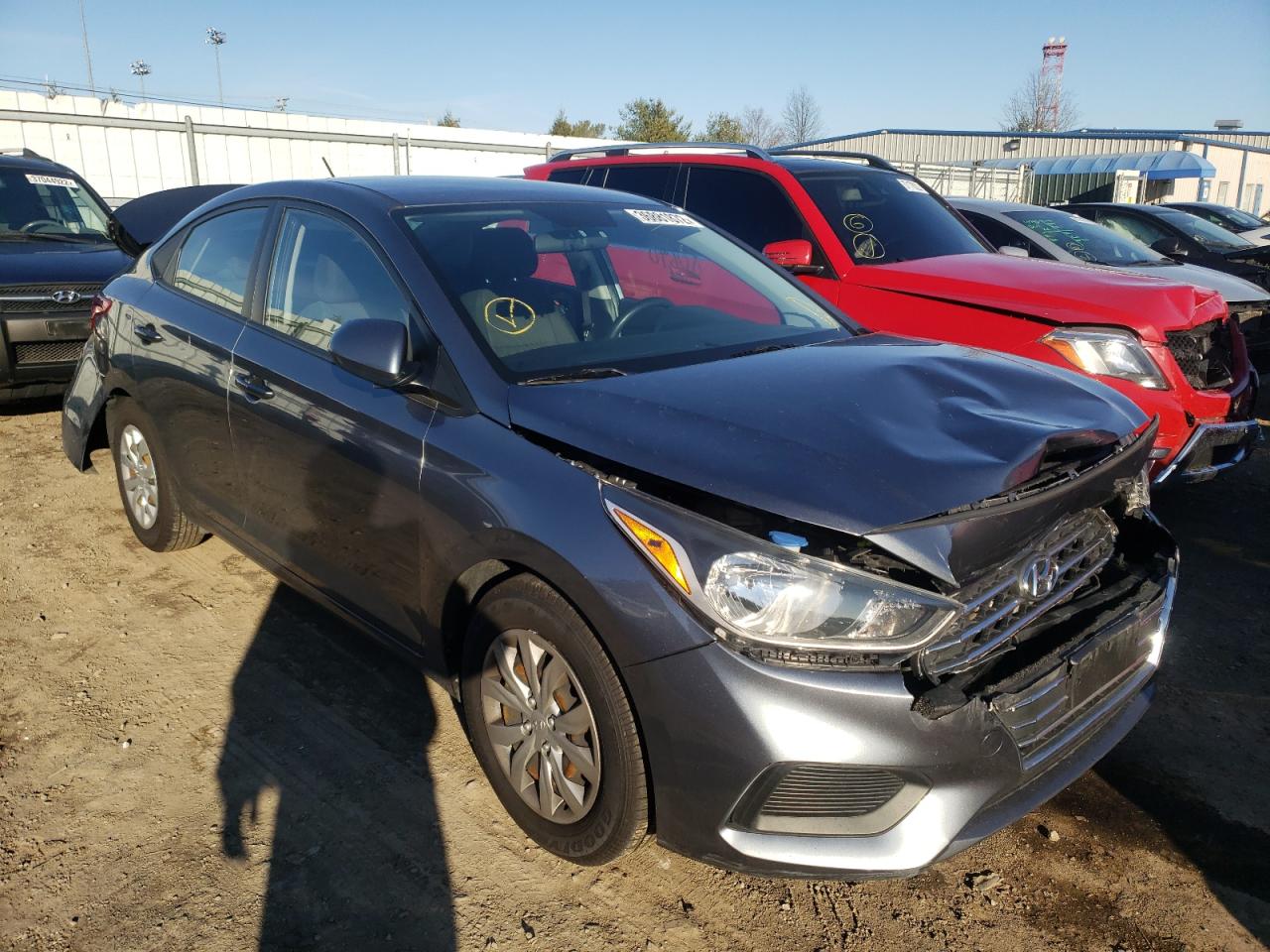 HYUNDAI ACCENT SE 2019 with VIN 3KPC24A30KE039057 - Photo from auction