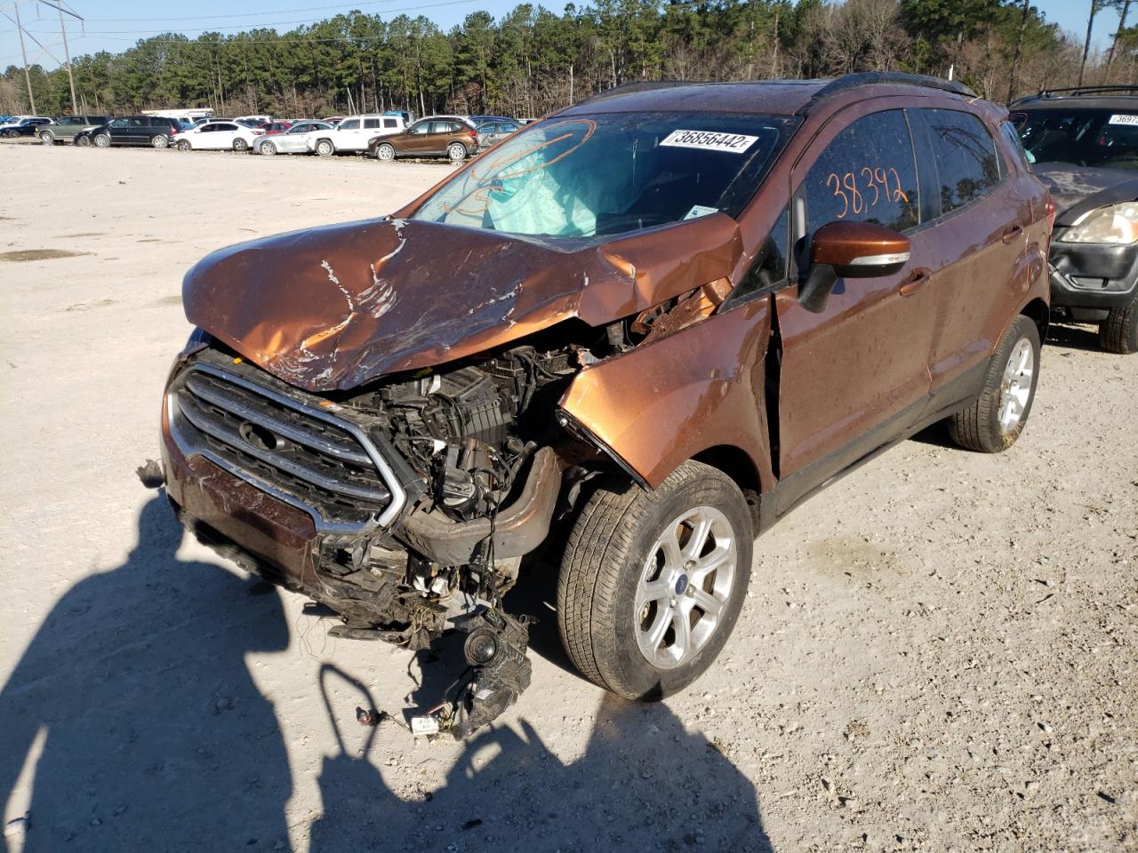 Photo 2 from auction – 2020 FORD ECOSPORT S with VIN MAJ3S2GEXLC335408