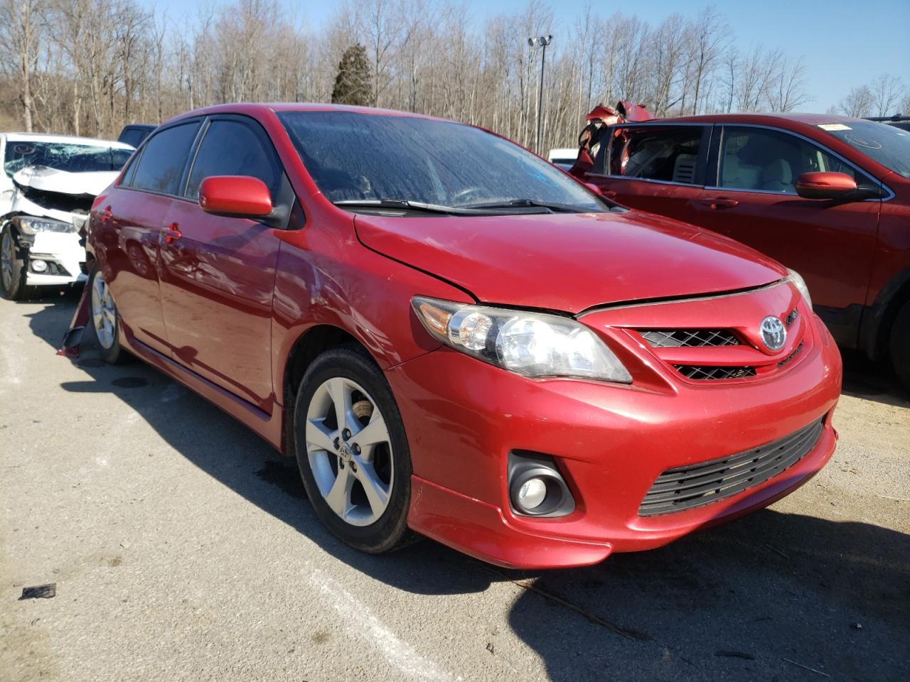 TOYOTA COROLLA BA 2012 with VIN 2T1BU4EE0CC876831 - Photo from auction