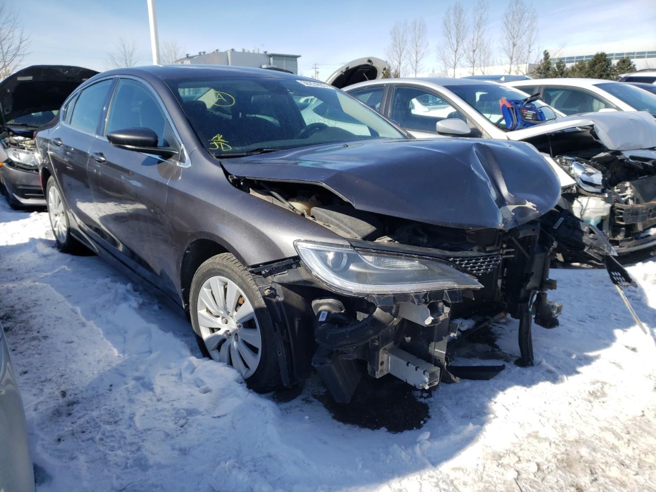 CHRYSLER 200 LX 2015 with VIN 1C3CCCFB4FN573854 - Photo from auction