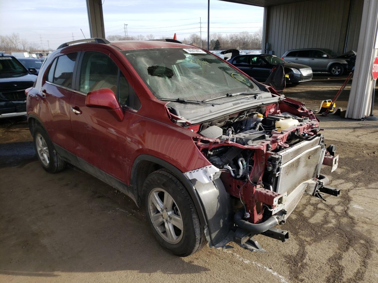 CHEVROLET TRAX 1LT 2019 with VIN 3GNCJLSB0KL324654 - Photo from auction