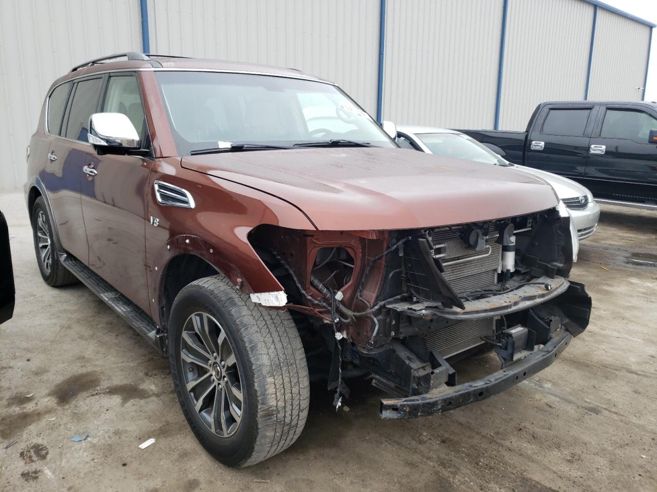 NISSAN ARMADA SV 2017 with VIN JN8AY2ND2H9011016 - Photo from auction