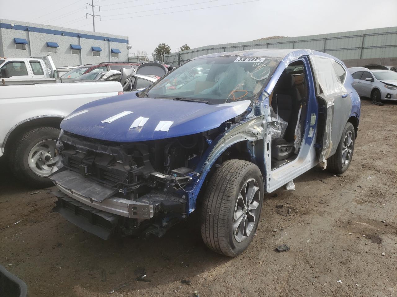 Photo 14 from auction – 2021 HONDA CR-V EX with VIN 7FARW2H53ME010213