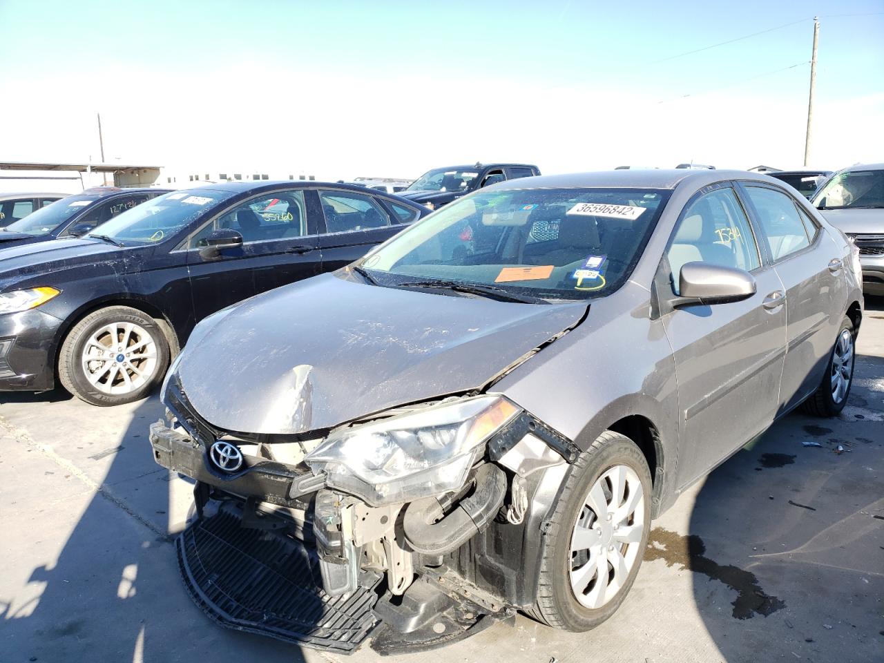 Photo 2 from auction – 2014 TOYOTA COROLLA L with VIN 5YFBURHE4EP106756