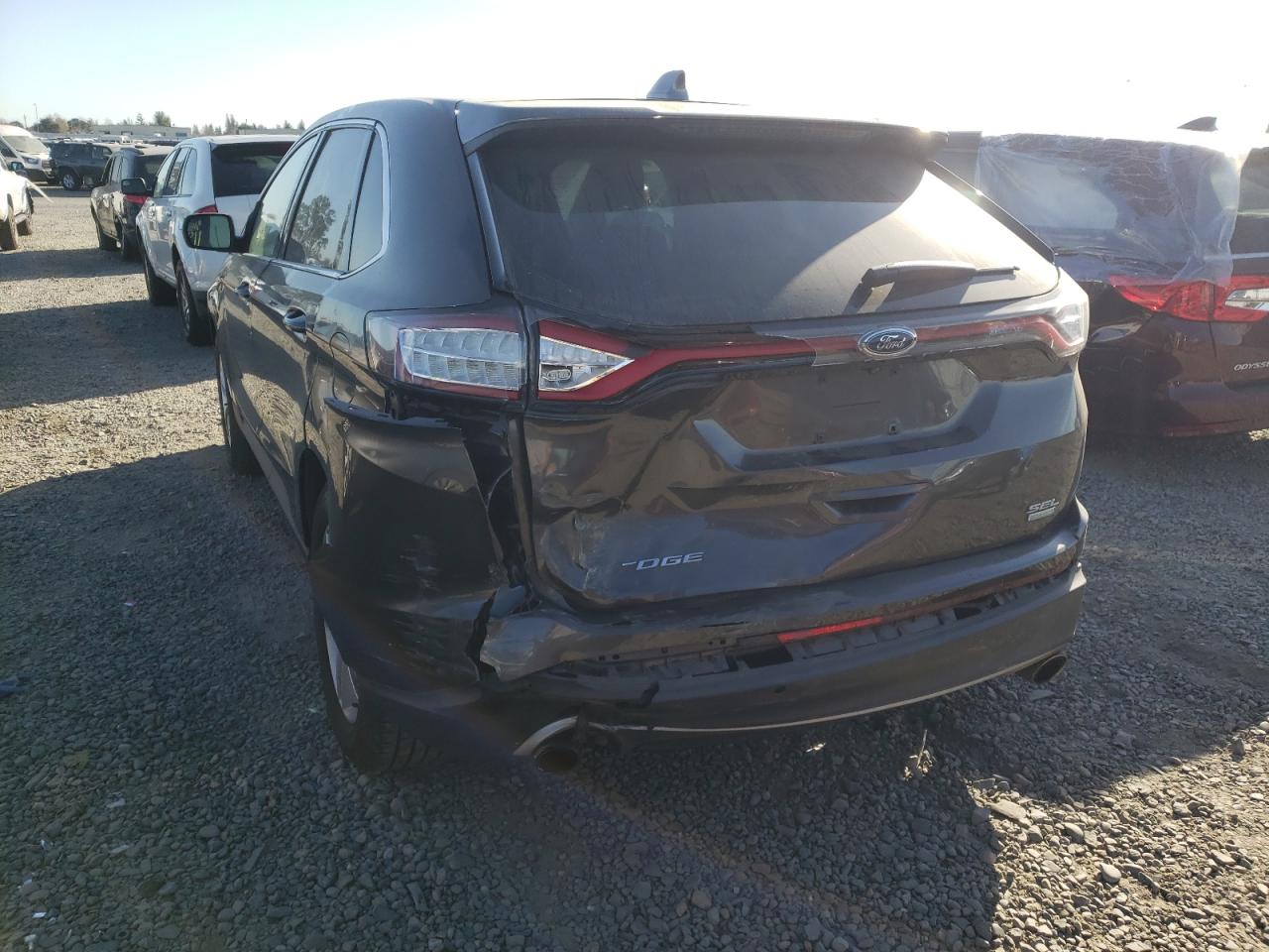 Photo 9 from auction – 2015 FORD EDGE SEL with VIN 2FMTK3J93FBC04168