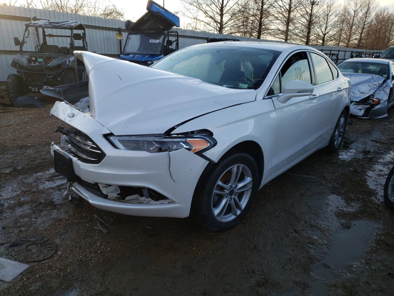 Photo 2 from auction – 2018 FORD FUSION SE with VIN 3FA6P0HD3JR259294