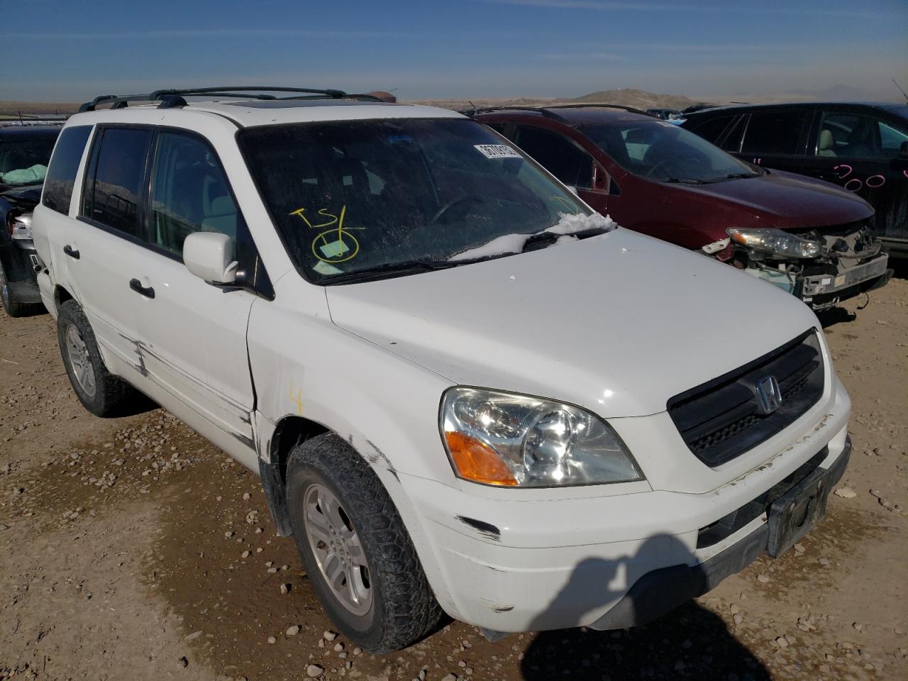 Photo 1 from auction – 2005 HONDA PILOT EXL with VIN 2HKYF185X5H555801