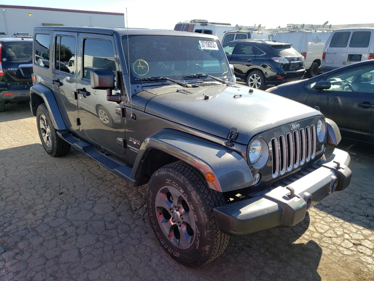 JEEP WRANGLER U 2016 with VIN 1C4BJWEG8GL181159 - Photo from auction