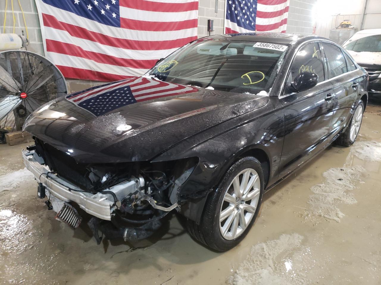 Photo 2 from auction – 2014 AUDI A6 PREMIUM with VIN WAUFMAFC6EN110466