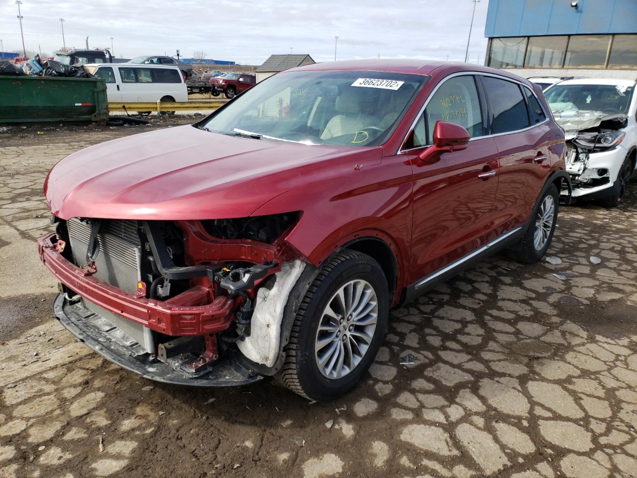 Photo 2 from auction – 2016 LINCOLN MKX SELECT with VIN 2LMTJ6KR0GBL56725