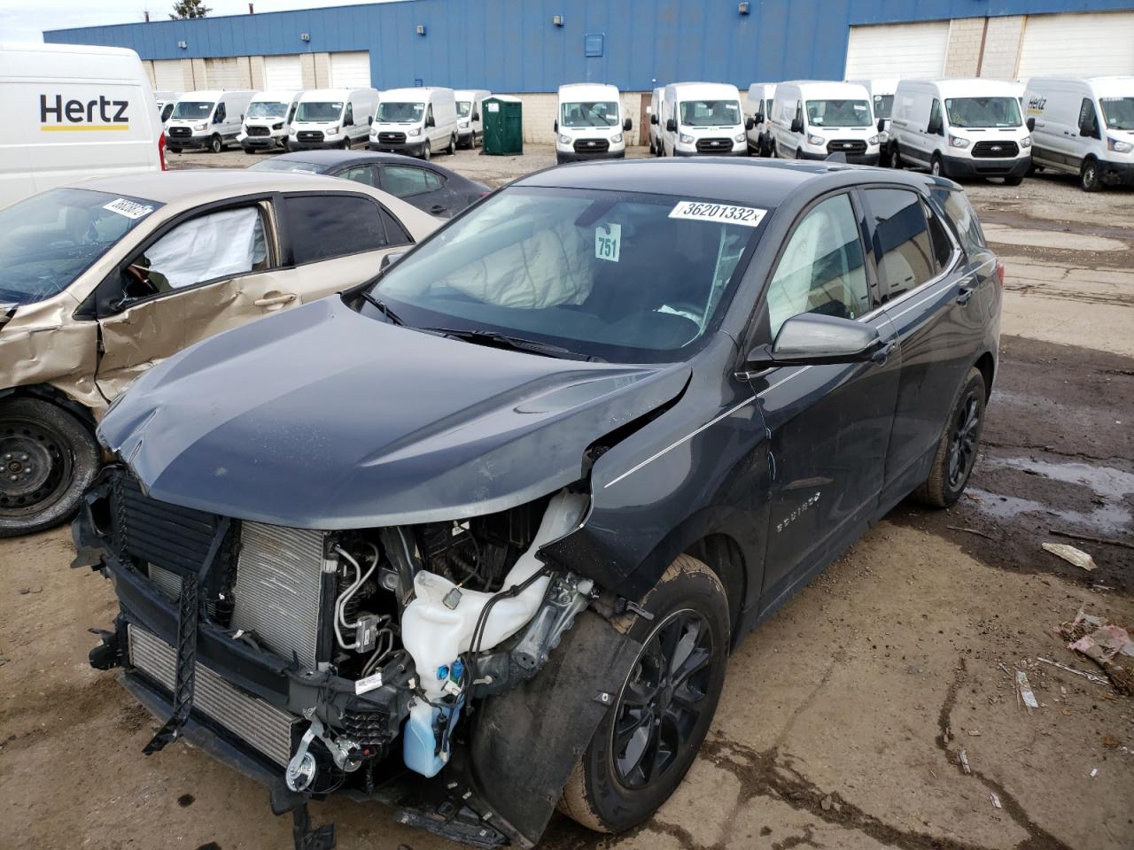 Photo 2 from auction – 2019 CHEVROLET EQUINOX LT with VIN 3GNAXKEV2KS503239