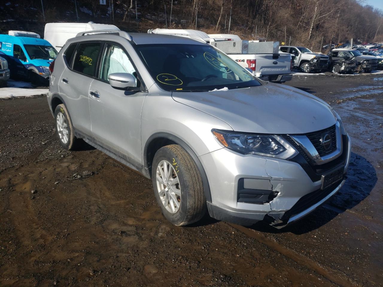 NISSAN ROGUE S 2019 with VIN KNMAT2MV5KP511520 - Photo from auction