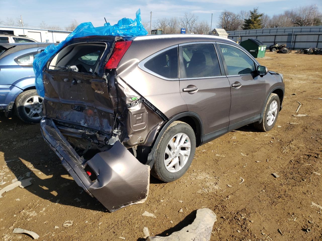 Photo 4 from auction – 2016 HONDA CR-V EXL with VIN 2HKRM4H79GH673824