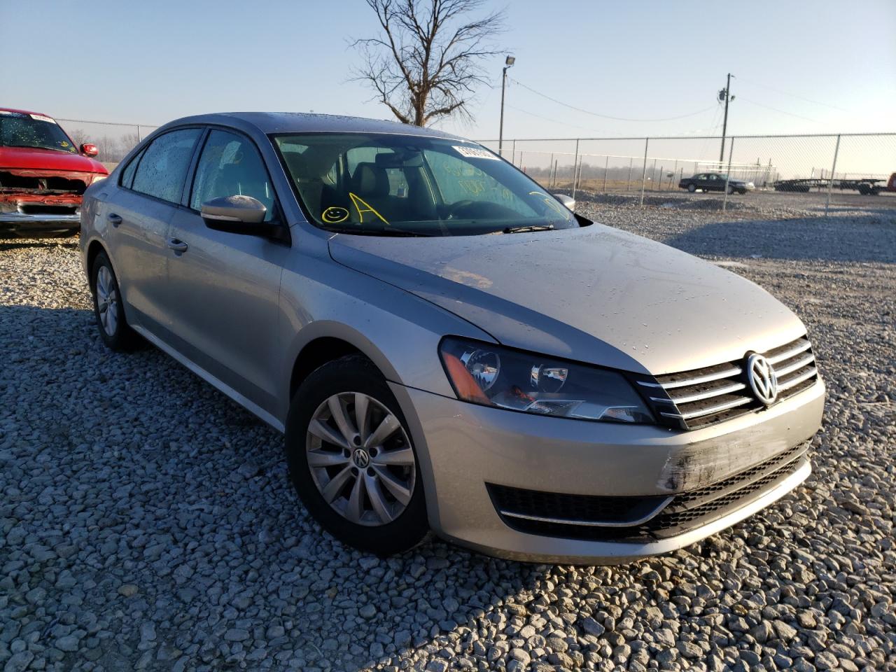 VOLKSWAGEN PASSAT S 2013 with VIN 1VWAP7A38DC070185 - Photo from auction